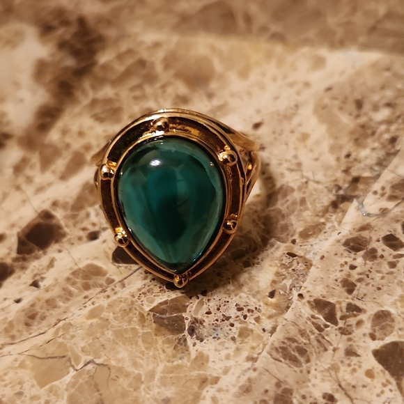 NEW gold plated Temple St. Clair for Target Ring Limited Edition  2010 Size 8 - Picture 2 of 6